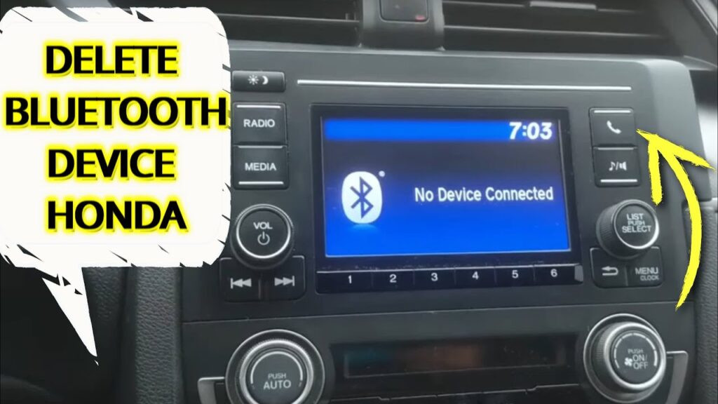 How to Easily Remove Bluetooth Device from Honda Civic 2020