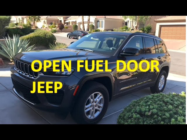 How to Open Gas Tank on Jeep Grand Cherokee 2023