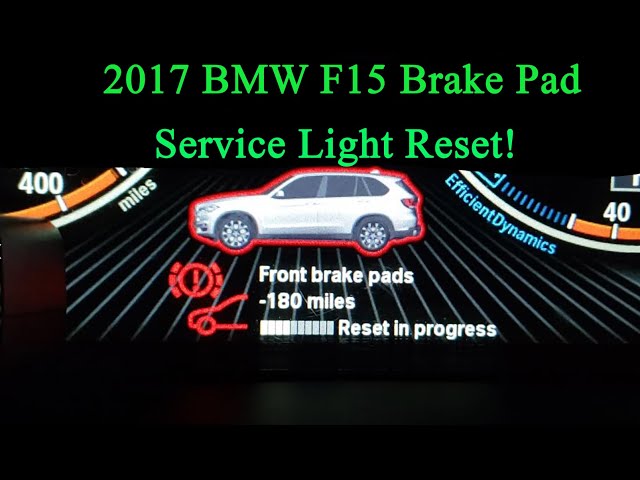 How to Reset Brake Service Light on Bmw