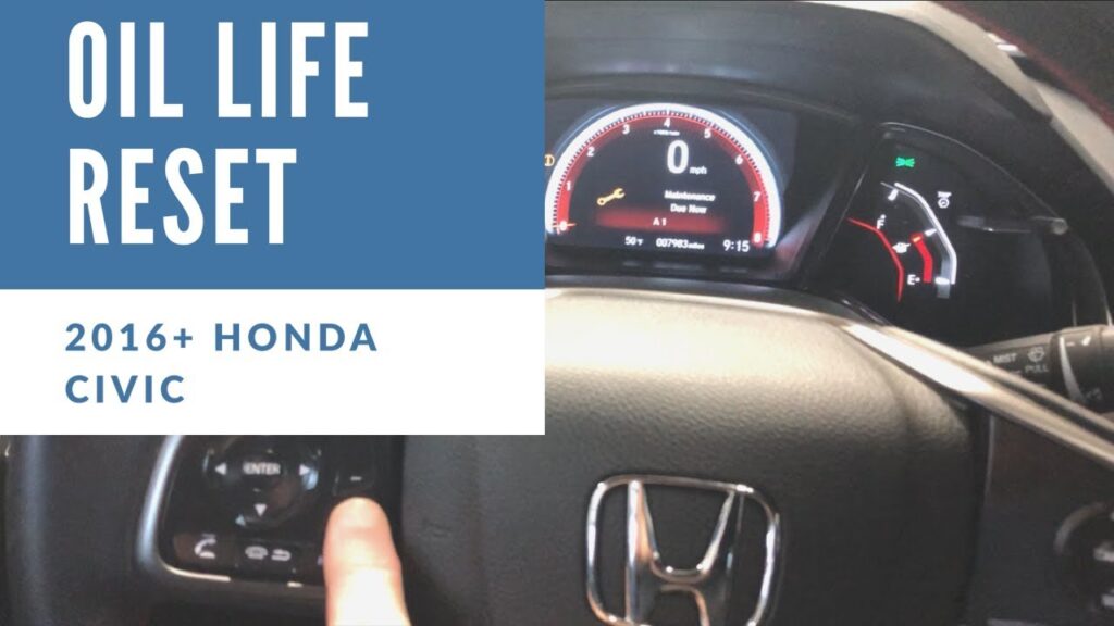 How to Reset Oil Gauge on Honda Civic