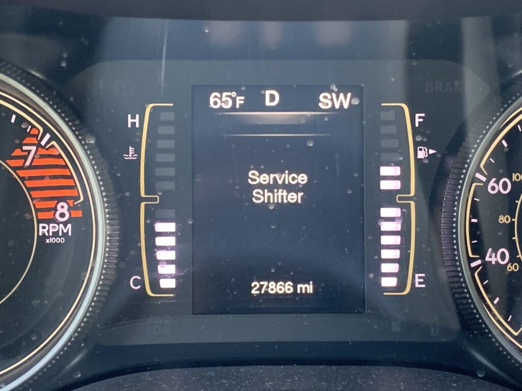 What Does Service Shifter Mean on Jeep