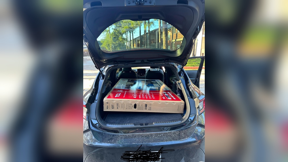 Can A 65 Inch Tv Fit In A Toyota Corolla