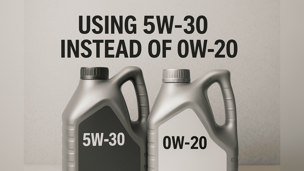 Can I Use 5W30 Instead Of 0W20 Toyota