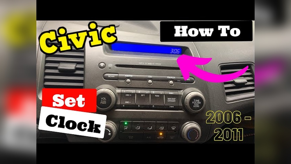 Change Time on Honda Civic in Minutes