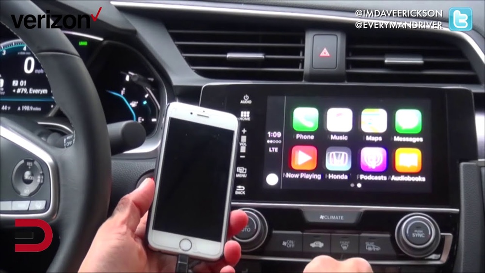 Does 2016 Honda Civic Have Apple Carplay