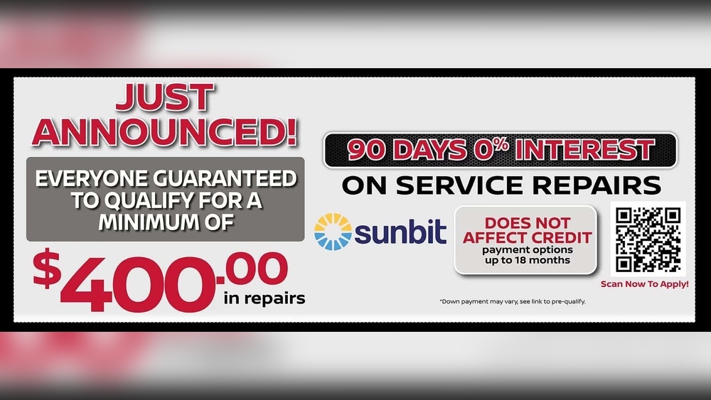 Does Nissan Do Payment Plans For Repairs