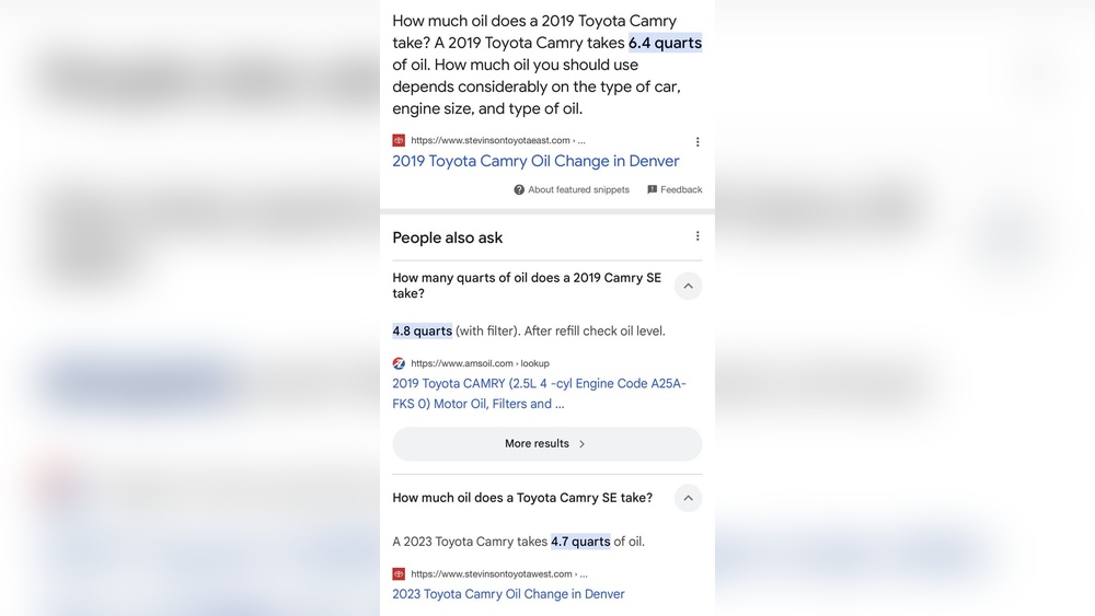 How Many Quarts Of Oil Does A Toyota Camry Take