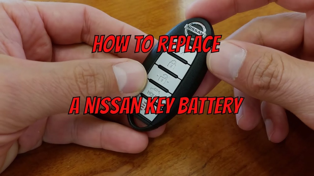 How To Change A Key Fob Battery Nissan