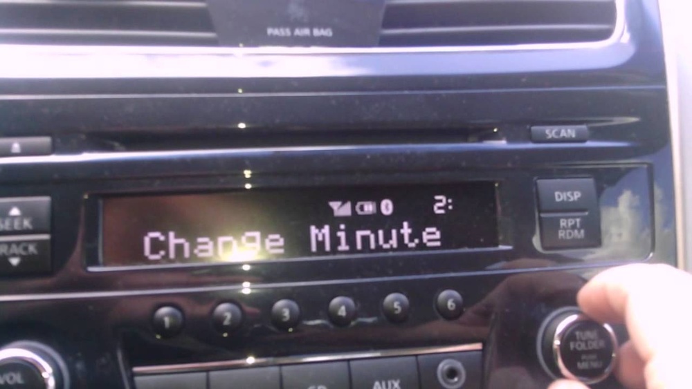 How To Change Time On Nissan Altima 2013