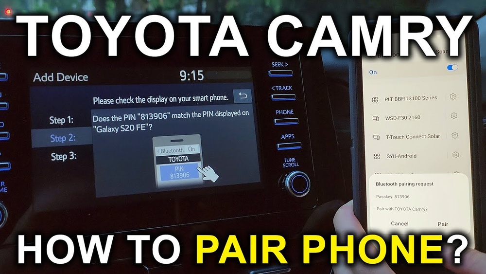 How To Connect Phone To Toyota Camry