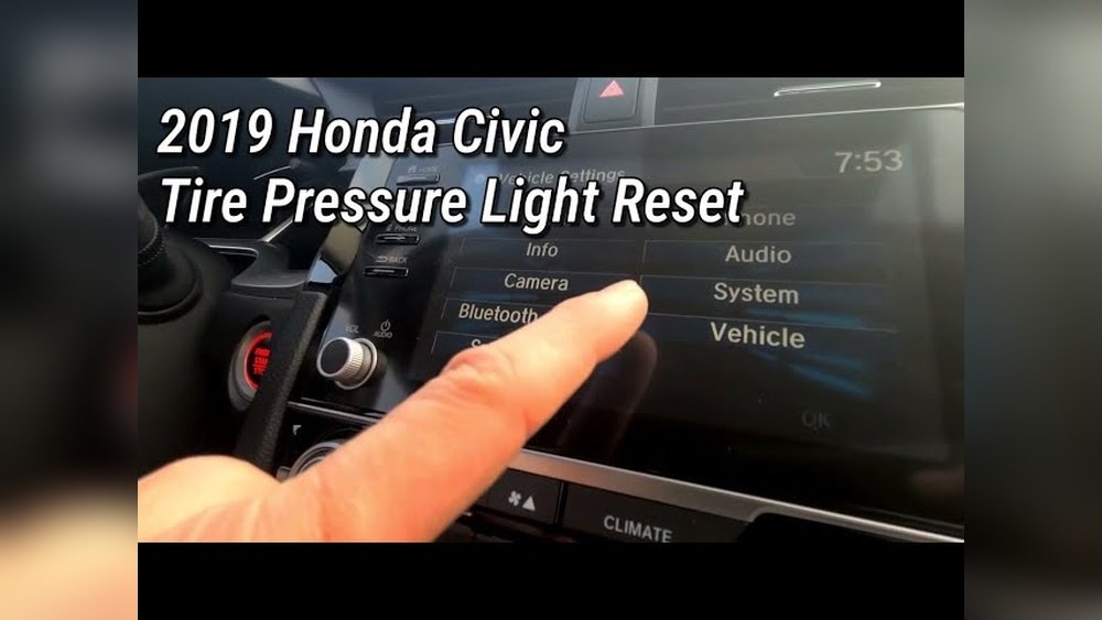 How to Easily Check Tire Pressure on Honda Civic 2019