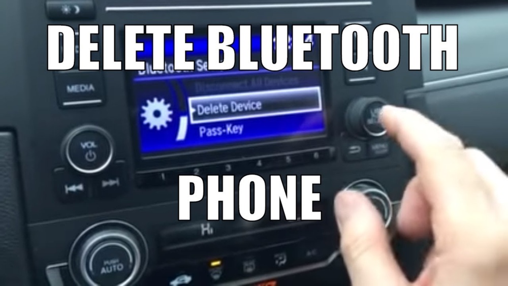 How to Easily Remove Bluetooth Device from Honda Civic 2016