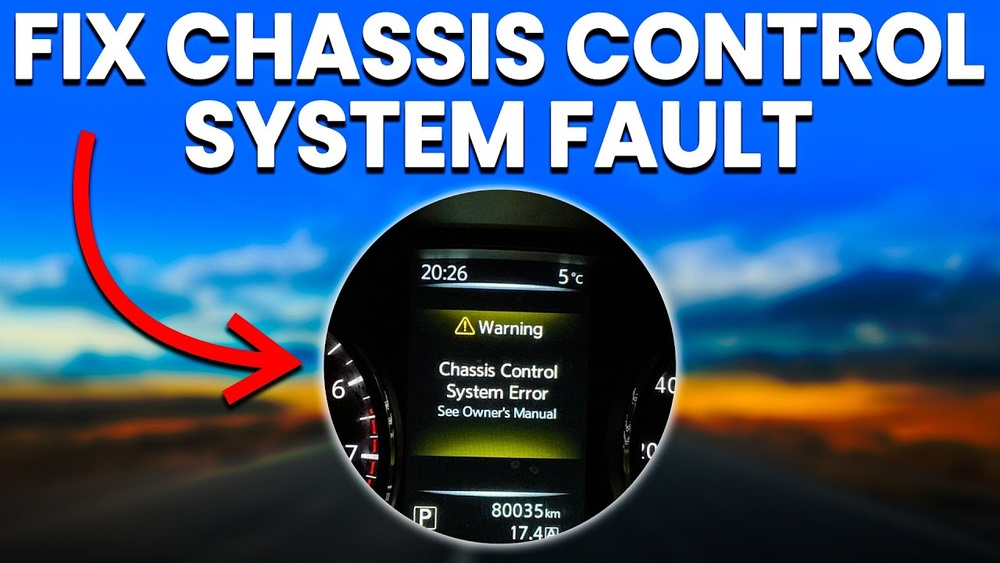 How To Fix Chassis Control System Error Nissan Rogue