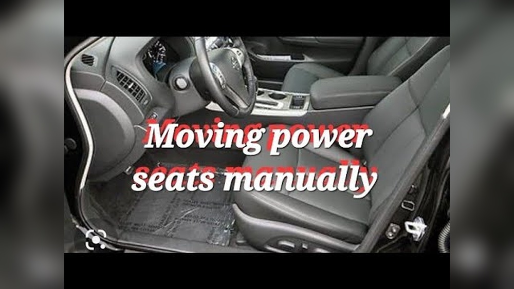 How To Manually Move A Power Seat Nissan Altima