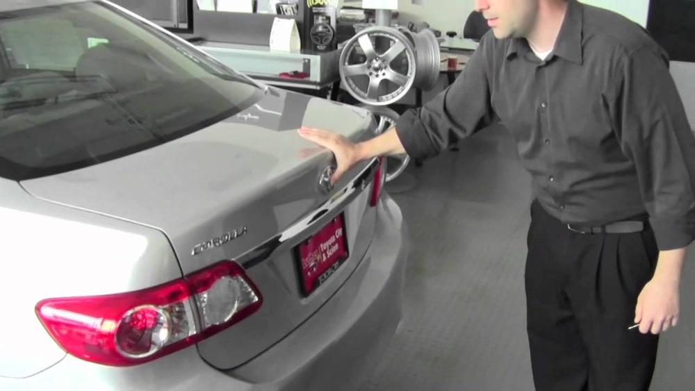 How To Open A Toyota Corolla Trunk From The Outside