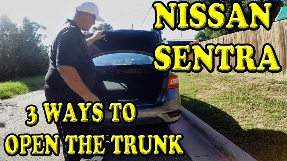 How To Open Nissan Sentra Trunk Without Key