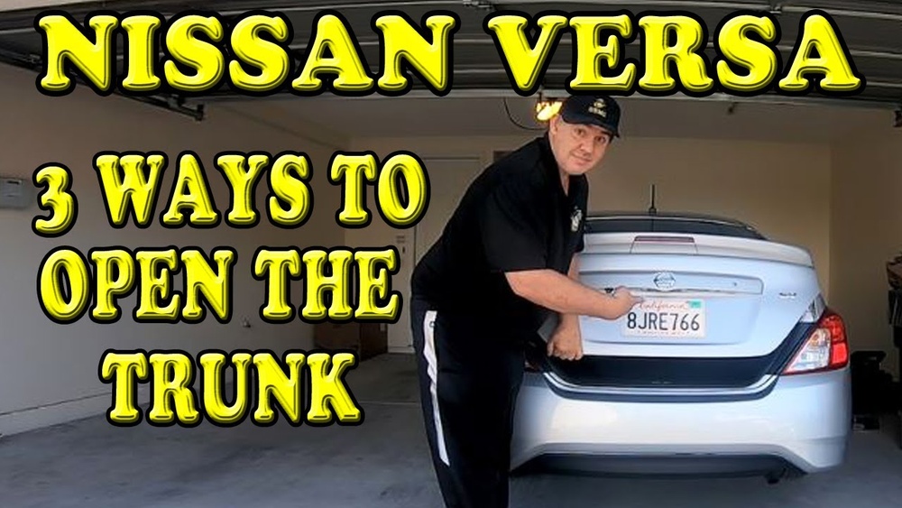 How To Open Nissan Versa Trunk Without Key