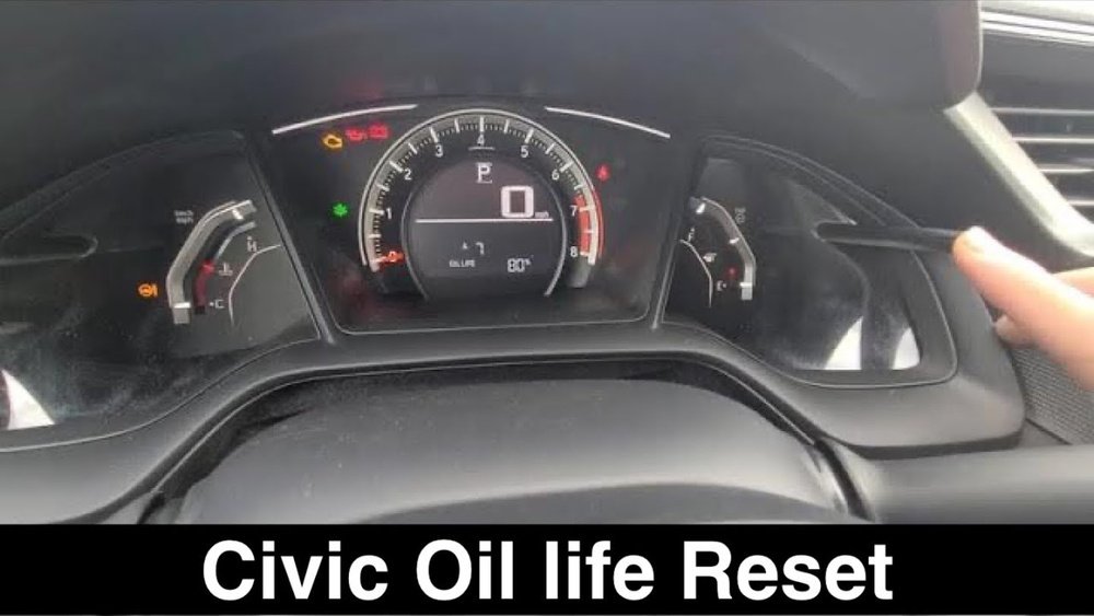 How to Quickly Reset Oil Life on 2018 Honda Civic
