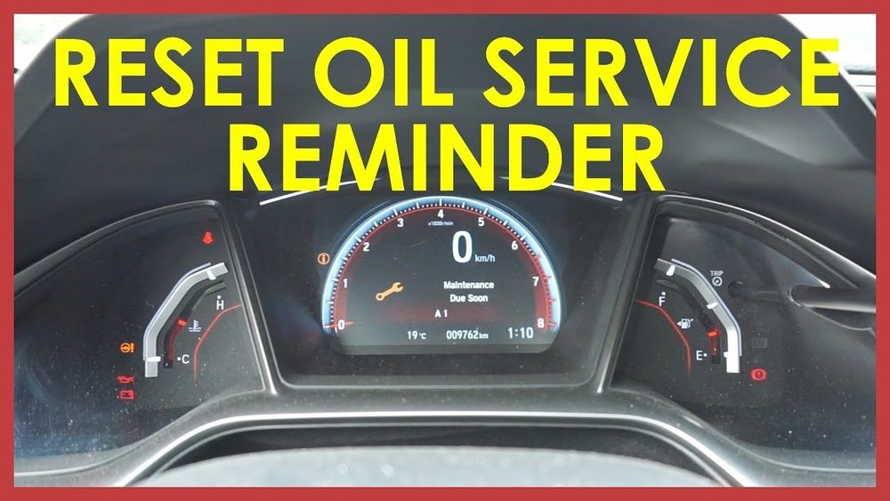 How to Quickly Reset Oil Life on Honda Civic 2017