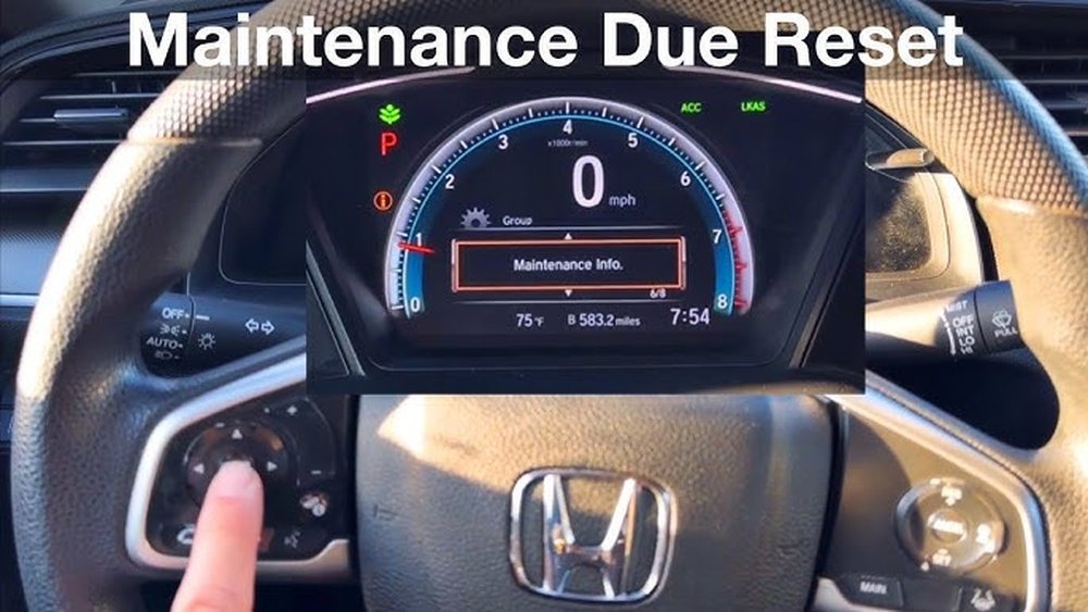 How to Quickly Reset Oil Life on Your Honda Civic 2021