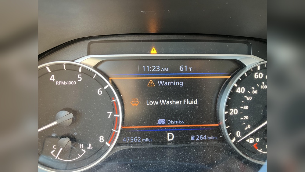 How To Reset Low Washer Fluid Light Nissan Altima