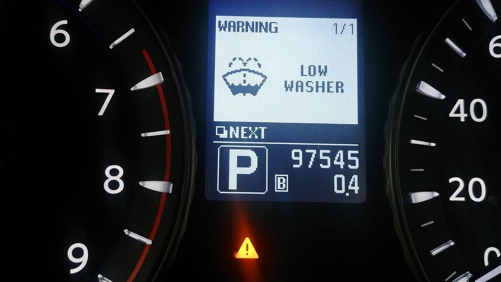 How To Reset Low Washer Fluid Light Nissan Armada