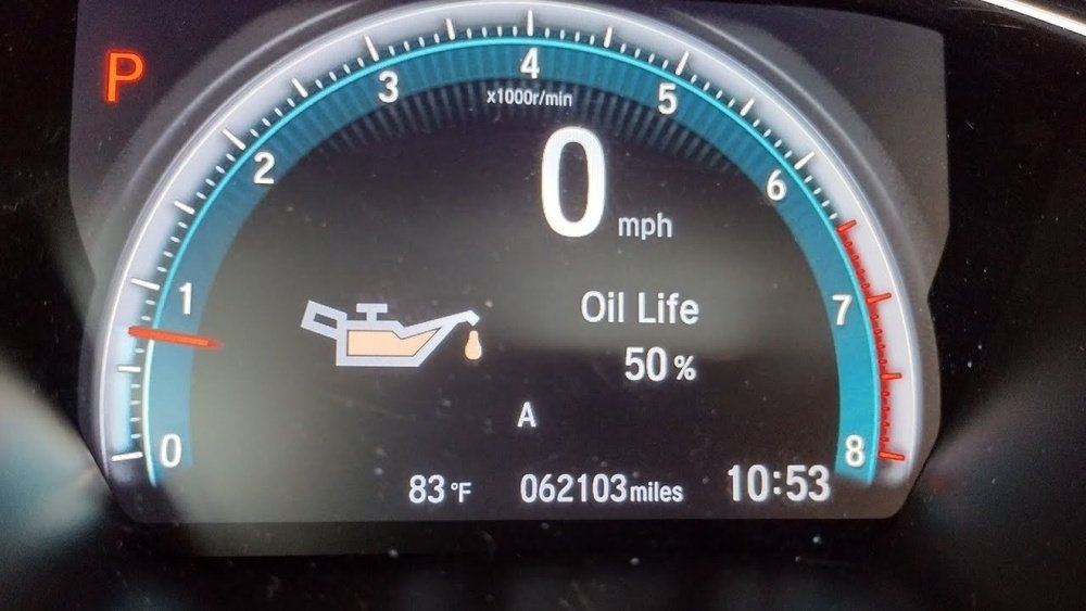 How to Reset Oil Life on Honda Civic 2020