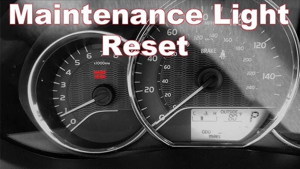 How To Reset Oil Light Toyota