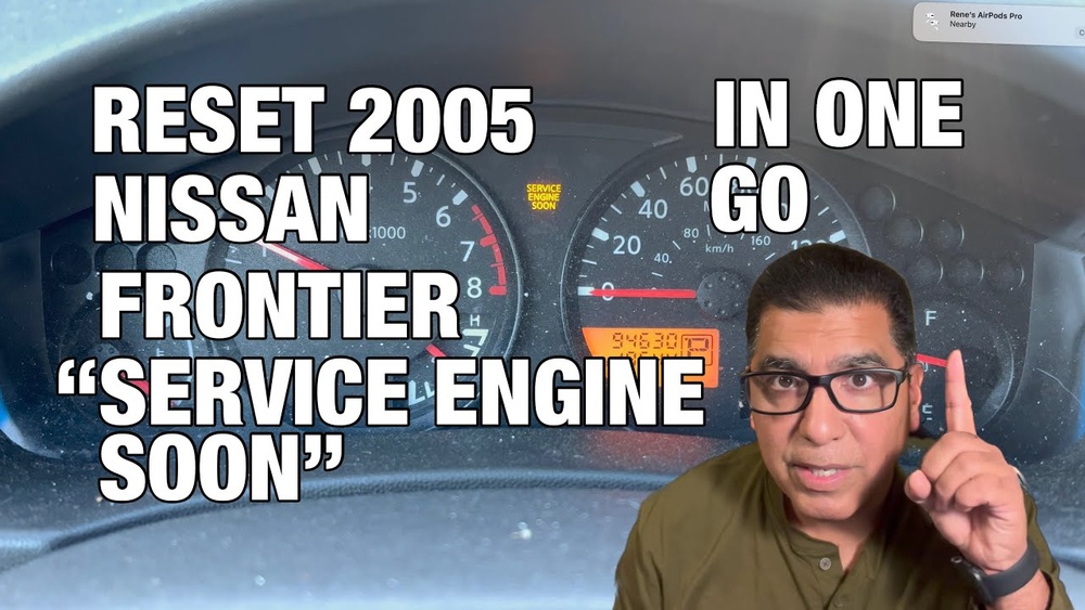 How To Reset Service Engine Soon Light Nissan Frontier