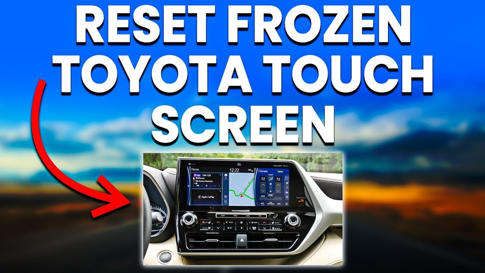 How To Reset Toyota Touch Screen