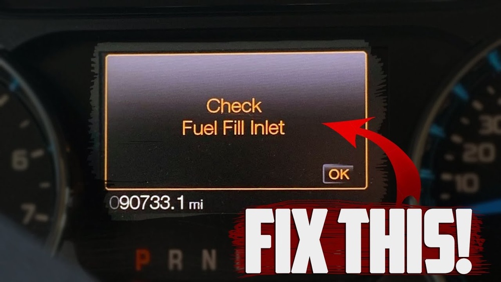 What Does Check Fuel Fill Inlet Mean on Ford F150