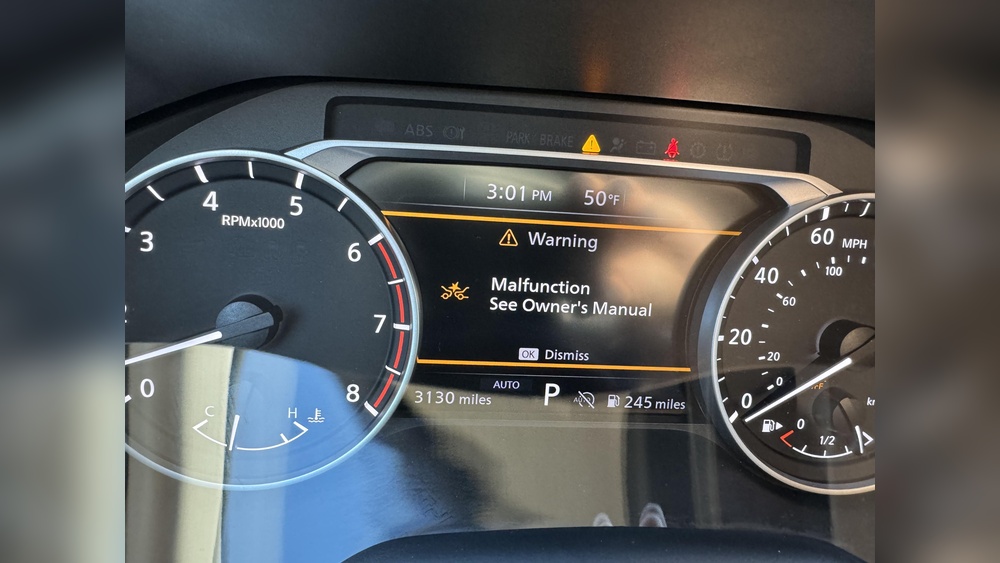 What Does Warning Malfunction Mean On A Nissan