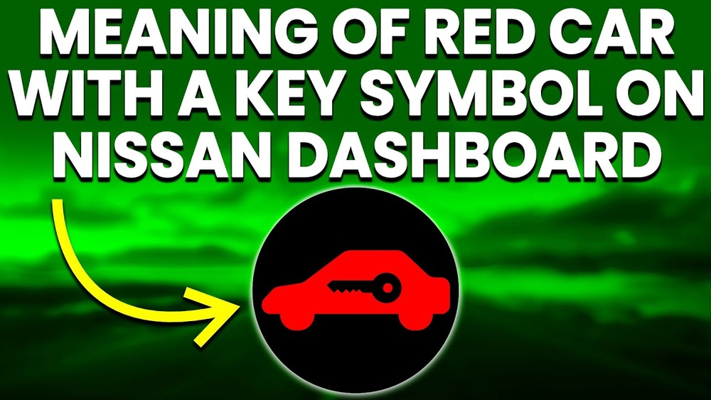 What Is The Red Car Symbol On Dashboard Nissan