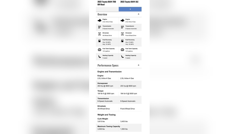 What Is The Towing Capacity Of A Toyota Rav4