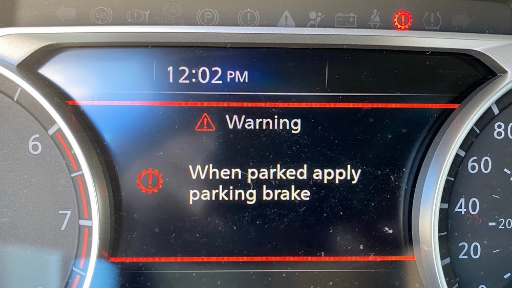 When Parked Apply Parking Brake Nissan Rogue