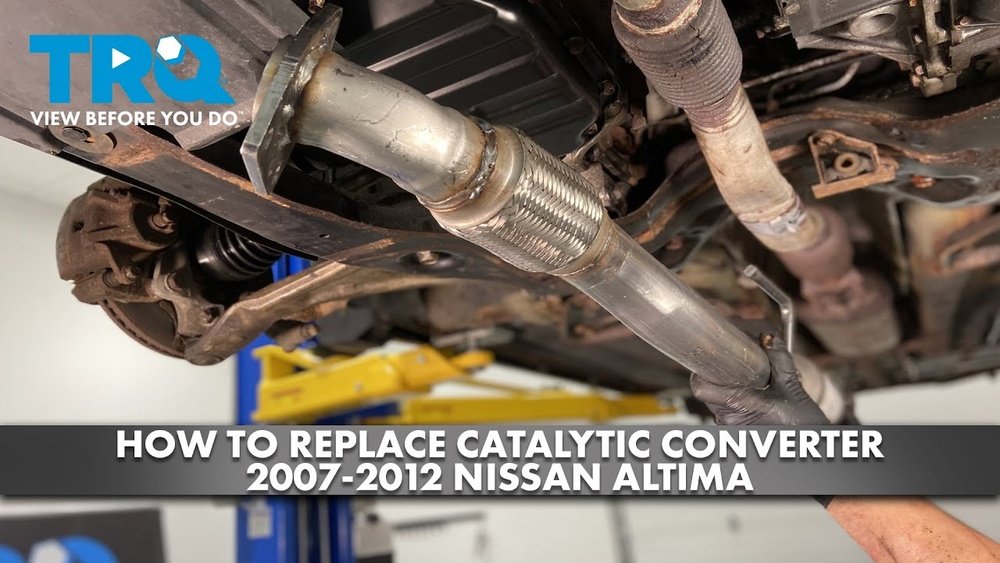 Where Is The Catalytic Converter On A Nissan Altima