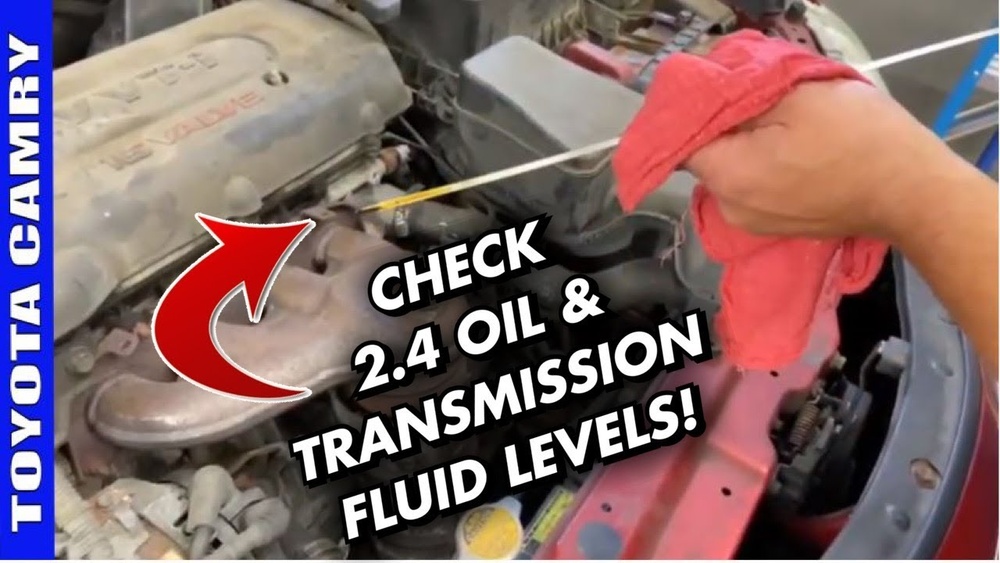 Where Is The Transmission Dipstick On A 2010 Toyota Camry